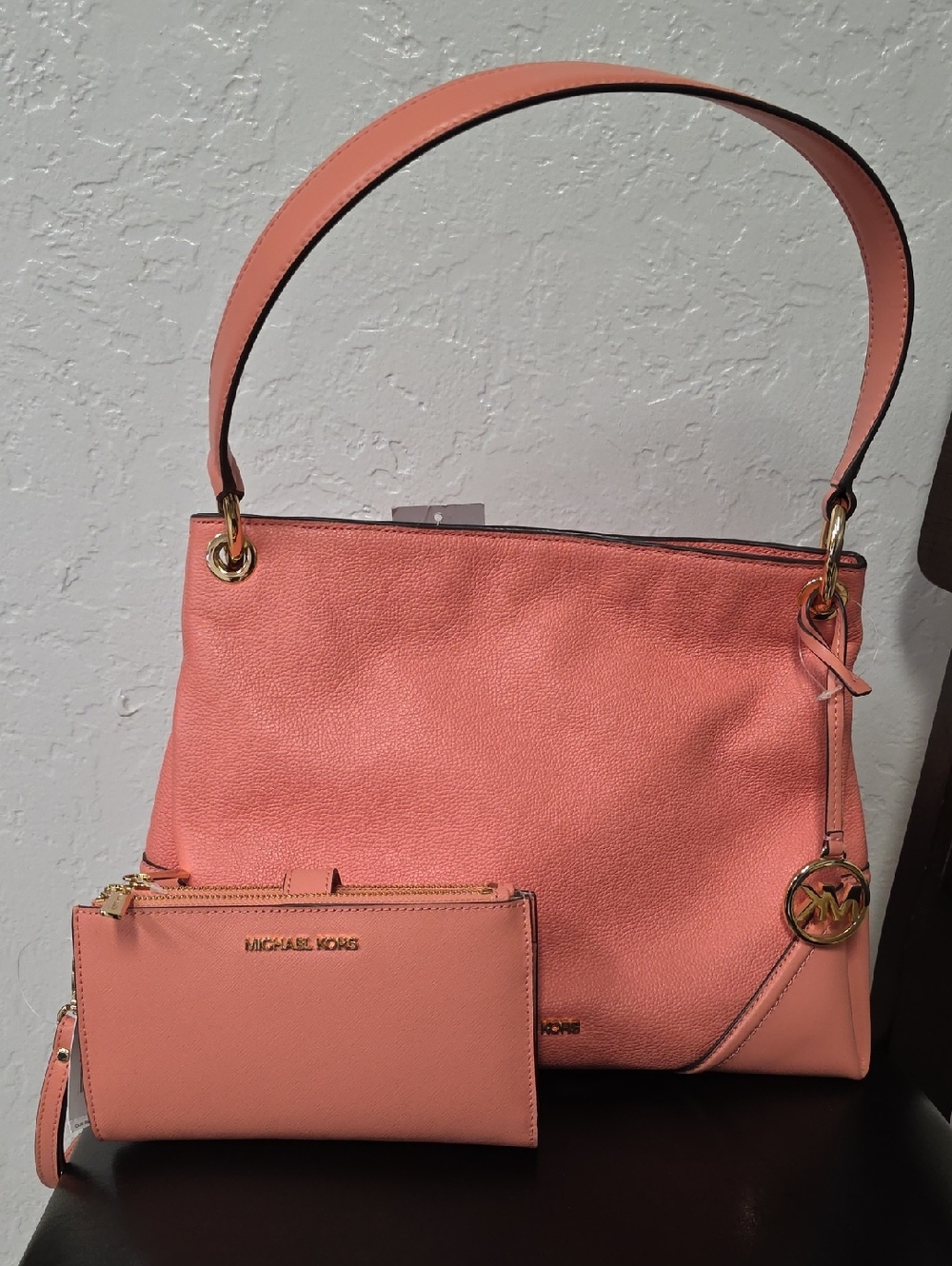 Michael Kors Shoulder Bag with Matching Wallet
